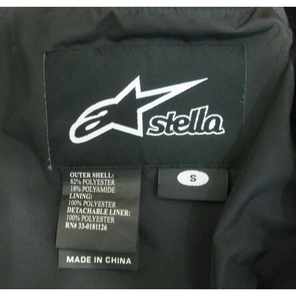 Stella Motorcycle Jacket Womens Small Red Armoured 11 Pockets Fully Lined Coat - Picture 4 of 6